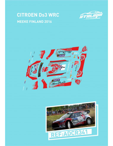 Citroen DS3 WRC Meeke Finland 2016