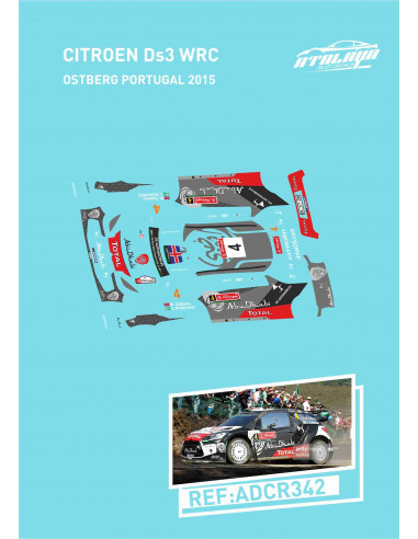 Citroen DS3 WRC Ostberg Portugal 2015