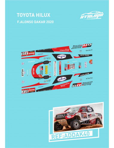 Toyota Hilux Alonso Dakar 2020