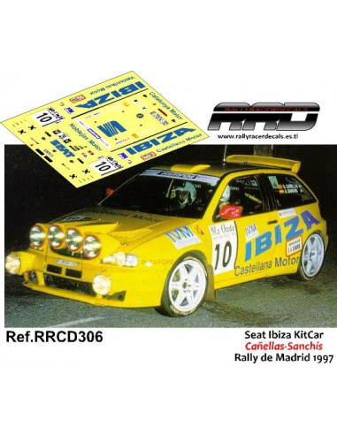 Seat Ibiza KitCar Cañellas-Sanchis Rally de Madrid 1997