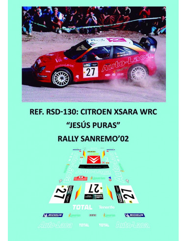 Citroen Xsara WRC - Jesús Puras - Rally Sanremo 2002