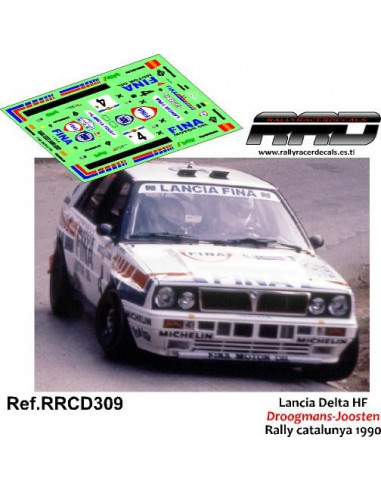 Lancia Delta HF Droogmans-Joosten Rally Catalunya 1990