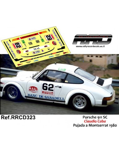 Porsche 911 SC Claudio Caba Pujada a Montserrat 1980
