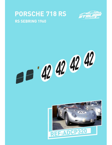 Porsche 718 RS Sebring 1960