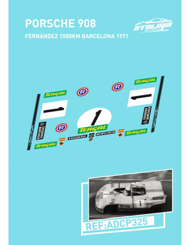 Porsche 908 Fernandez 1000km Bcn 71
