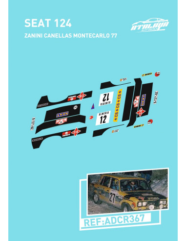 Seat 124 Zanini Cañellas Montecarlo 77