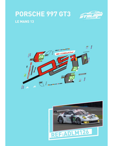 Porsche 977 Gt3  Le Mans 13