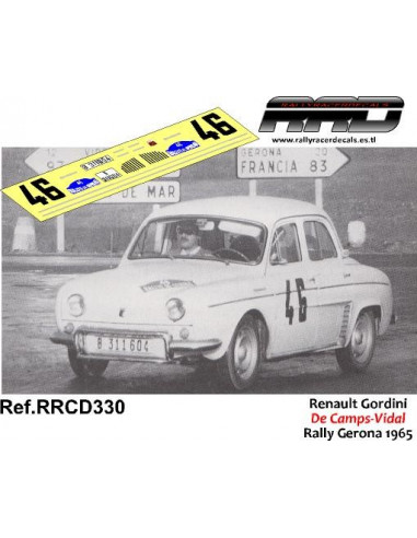 Renault Gordini; De Camps-Vidal; Rally Gerona 1965