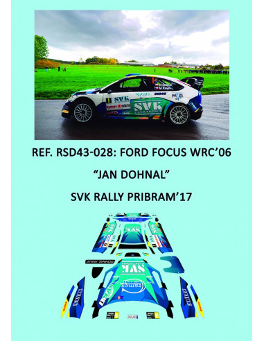 Ford Focus WRC'06 - Jan Dohnal - SVK Rally Pribram 2017