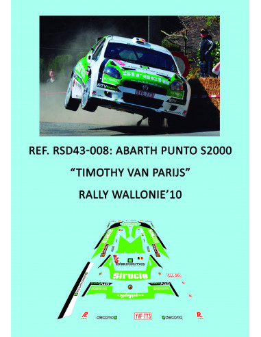 Fiat Grande Punto S2000 - Timothy Van Parijs - Rally Wallonie 2010