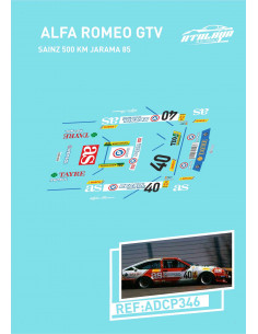 Alfa Romeo GTV Sainz 500 km Jarama 85