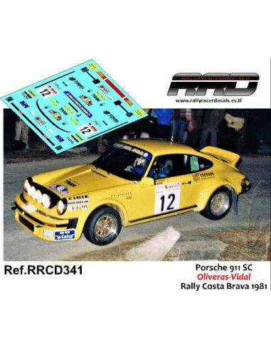 Porsche 911 SC Oliveras-Vidal Rally Costa Brava 1981