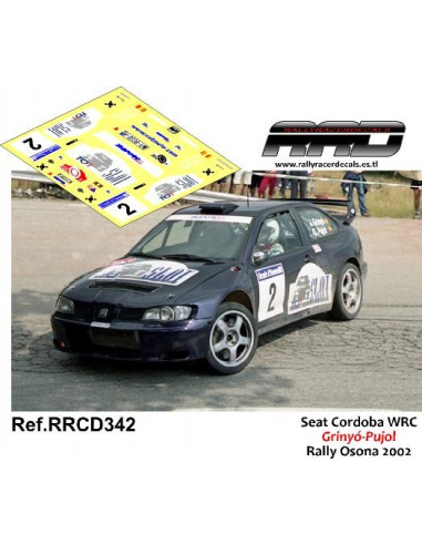 Seat Cordoba WRC Grinyo-Pujol Rally Osona 2002
