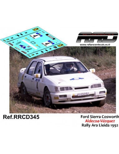 Ford Sierra Cosworth Aldecoa-Vazquez Rally Ara Lleida 1992