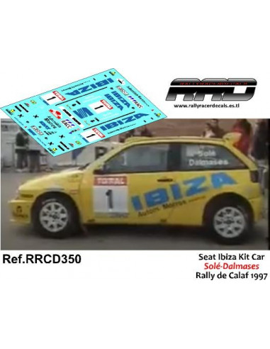 Seat Ibiza Kitcar Sole-Dalmases Rally de Calaf 1997