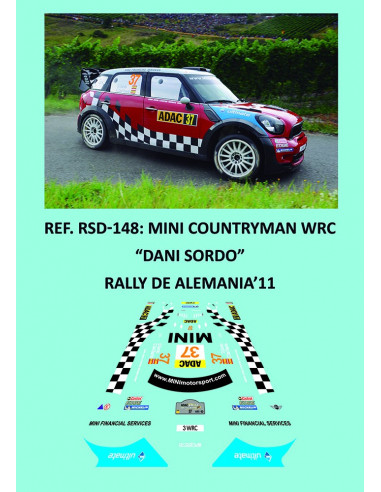 Mini Countryman WRC - Dani Sordo - Rally Alemania 2011