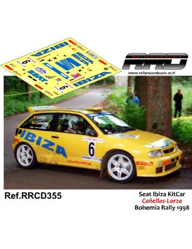 Seat Ibiza KitCar Cañellas-Lorza Bohemia Rally 1998