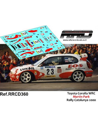 Toyota Corolla WRC Martin-Park Rally Catalunya 2000