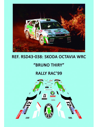 Skoda Octavia WRC - Bruno Thiry - Rally RAC 1999