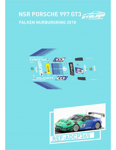 Porsche 997 GT3 Falken Nurburgring 2018