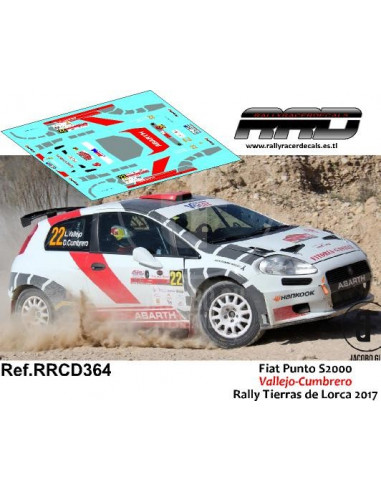 Fiat Punto S2000 Vallejo-Cumbrero Rally Tierras de Lorca 2017