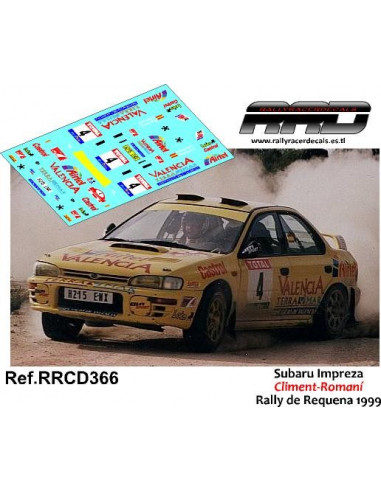 Subaru Impreza Climent-Romani Rally de Requena 1999