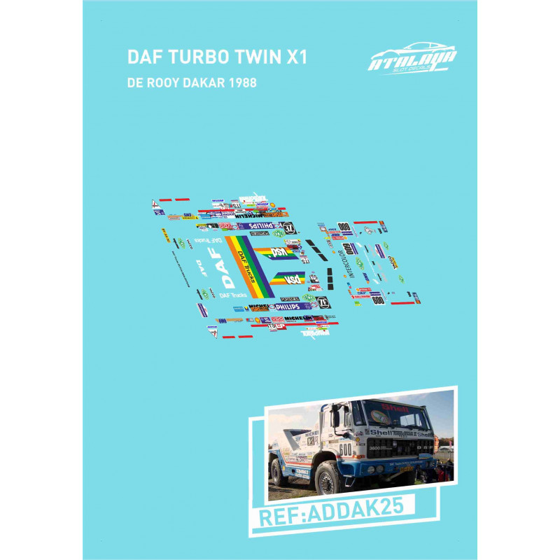Daf Turbo twin X1 De Rooy Dakar 1988