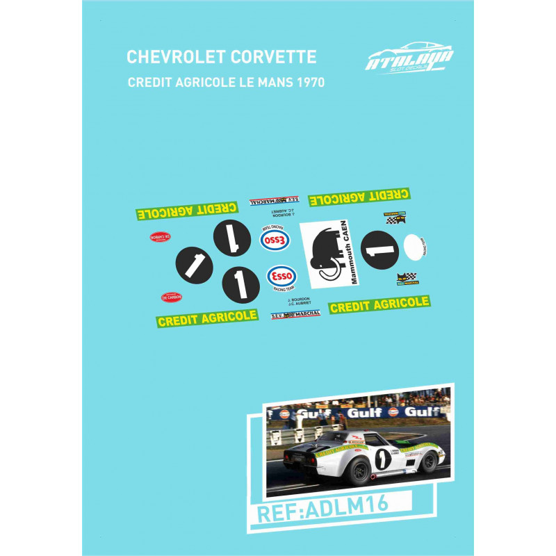 Chevrolet Corvette Credit Agricole Le Mans 1970