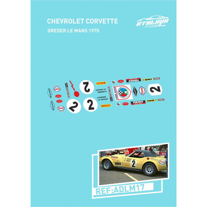 Chevrolet Corvette Credit Agricole Le Mans 1970