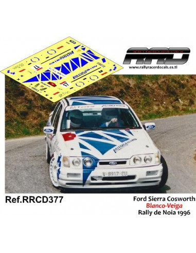 Ford Sierra Cosworth Blanco-Viega Rally de Noia 1996