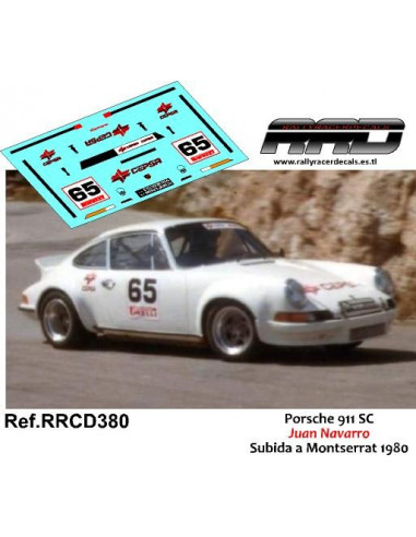 Porsche 911 SC Juan Navarro Subida a Montserrat 1980