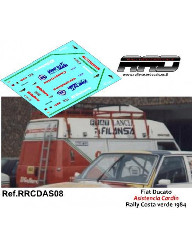 Fiat Ducato Asistencia Cardín Rally Costa Verde 1984