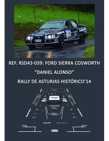 Ford Sierra Cosworth - Daniel Alonso - Rally de Asturias Histórico 2014