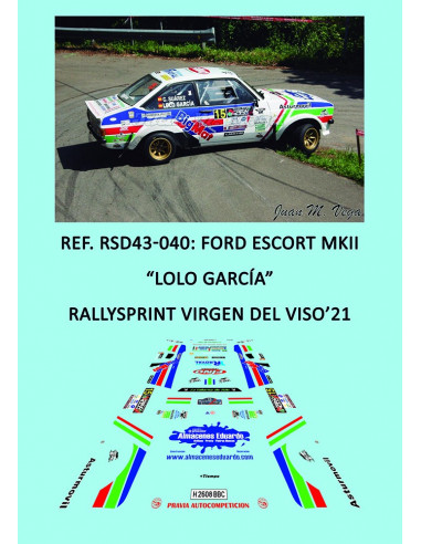 Ford Escort MkII - Lolo García - Rallysprint Virgen del Viso 2021
