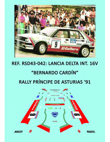 Lancia Delta Integrale 16v - Bernardo Cardín - Rally Príncipe de Asturias 1991