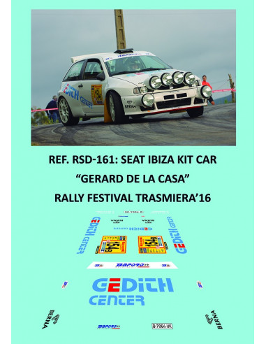 Seat Ibiza Kit Car - Gerard de la Casa - Rally Festival Trasmiera 2016