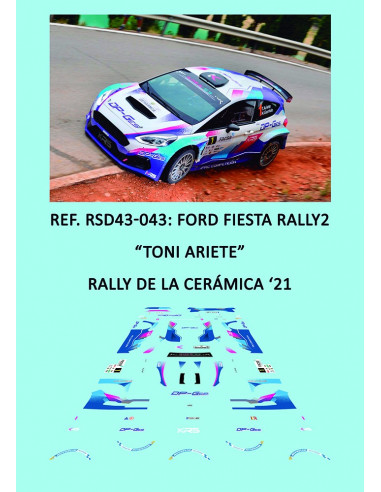 Ford Fiesta Rally2 - Toni Ariete - Rally de La Cerámica 2021