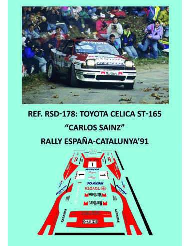 Toyota Celica ST-165 - Carlos Sainz - Rally España-Catalunya 1991