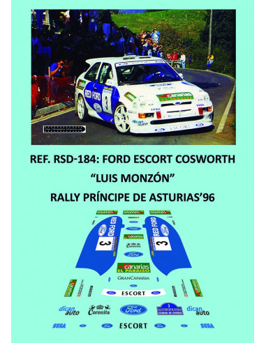 Ford Escort Cosworth - Luis Monzón - Rally Príncipe de Asturias 1996