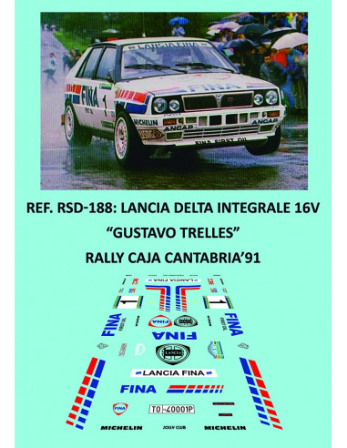Lancia Delta Integrale 16v - Gustavo Trelles - Rally Caja Cantabria 1991