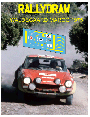fiat 124 abarth waldegaard maroc 1975