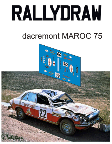 peugeot 504 dacremont maroc 1975