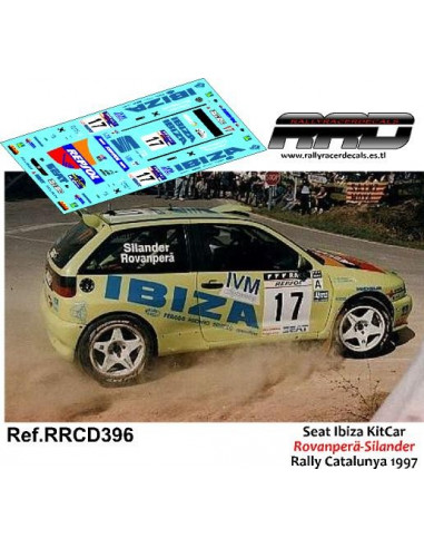 Seat Ibiza KitCar Rovanpera-Silander Rally Catalunya 1997