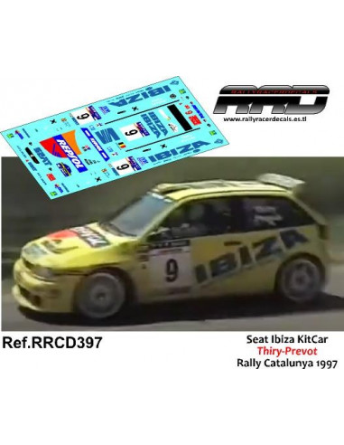Seat Ibiza KitCar Thiry-Prevot Rally Catalunya 1997