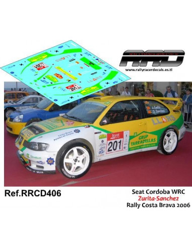 Seat Cordoba WRC Zurita-Sanchez Rally Costa Brava 2006