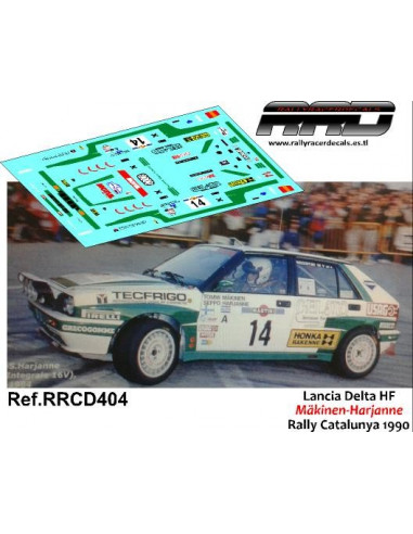 Lancia Delta HF Makinen-Harjanne Rally Catalunya 1990