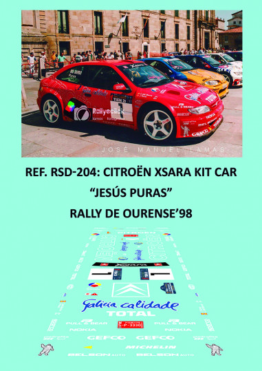 Citroën Xsara Kit Car - Jesús Puras - Rally de Ourense 1998