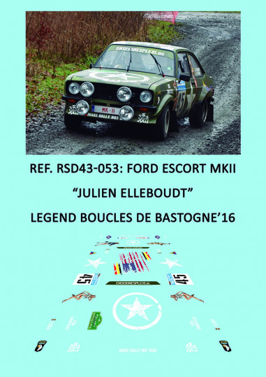 Ford Escort MKII - Julien Elleboudt - Legend Boucles de Bastogne 2016