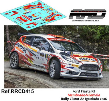 Ford Fiesta R5 Membrado-Vilamala Rally de Igualada 2016