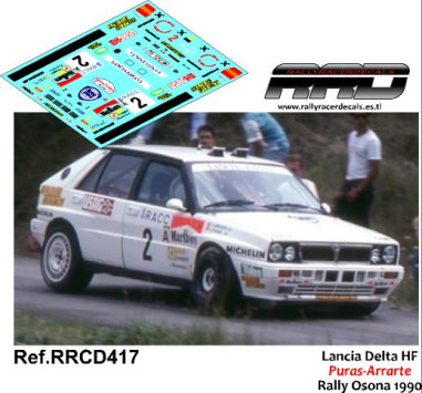 Lancia Delta HF Puras-Arrarte Rally Osona 1990